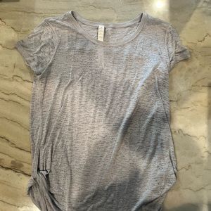 Lululemon Size 4 Grey Shirt